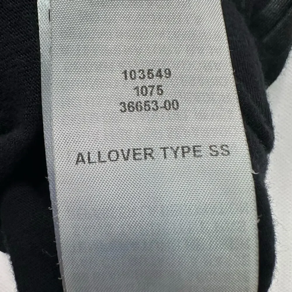True Religion Allover Print Logo Black Cotton Tee